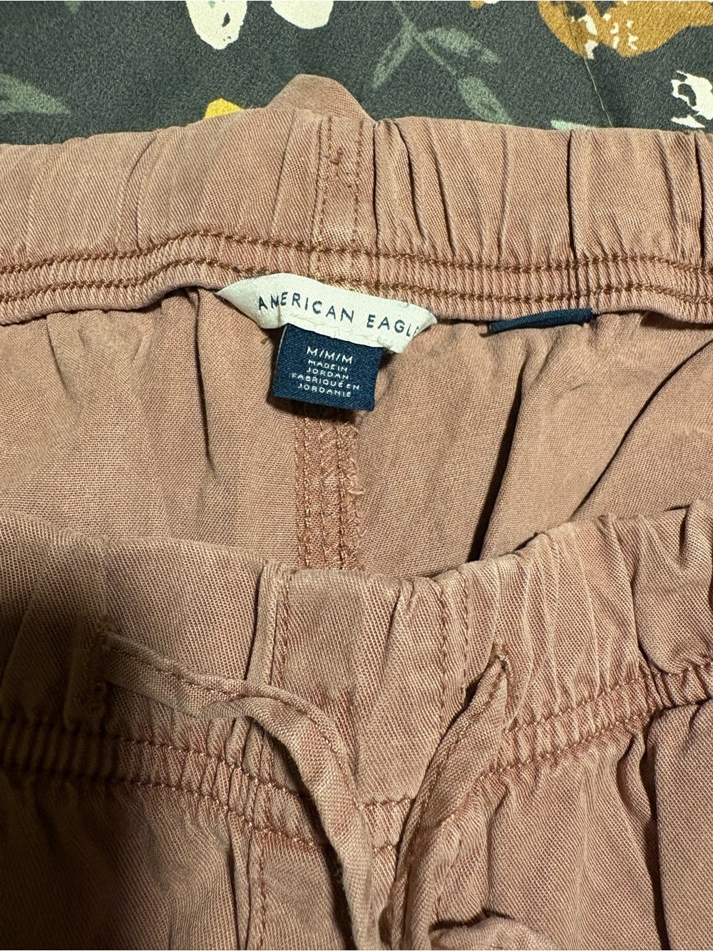 Dusty rose, AE, women’s Drawstring , wide-leg Pants - Picture 2 of 2